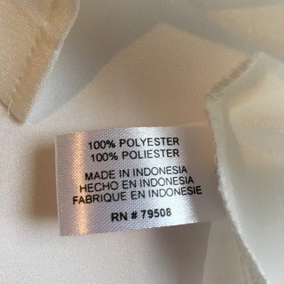 Violet & Claire sheer ivory studded blouse NWT - Picture 4 of 5